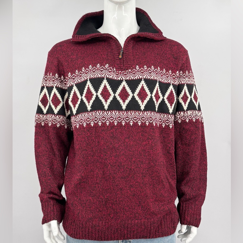 PRONTI MOCK NECK PULLOVER SWEATER